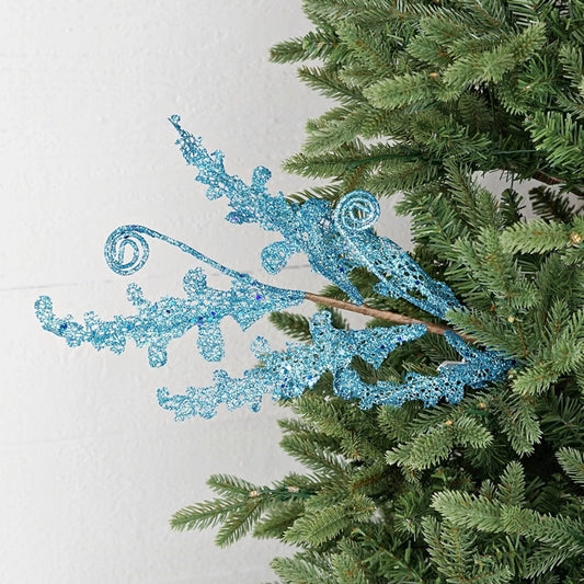 24 inch mesh parrot fern spray with vibrant tropical colors and unique texture perfect for floral arrangements and home decorating