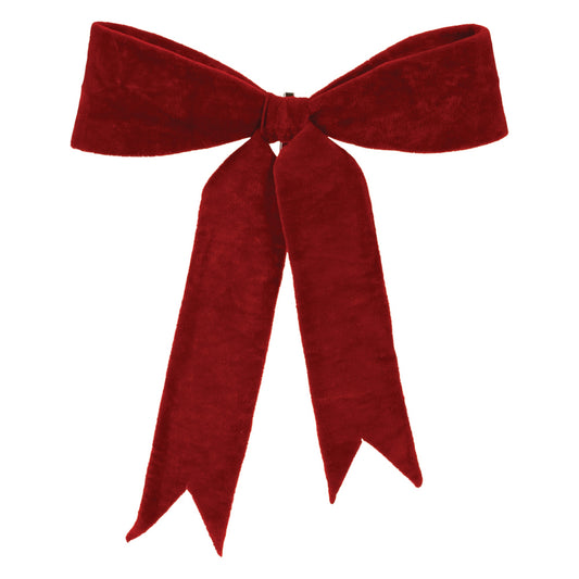 Red wired holiday bow set of 2 (14.5″ tall) – perfect for wreaths, garlands & holiday décor | RRO Home