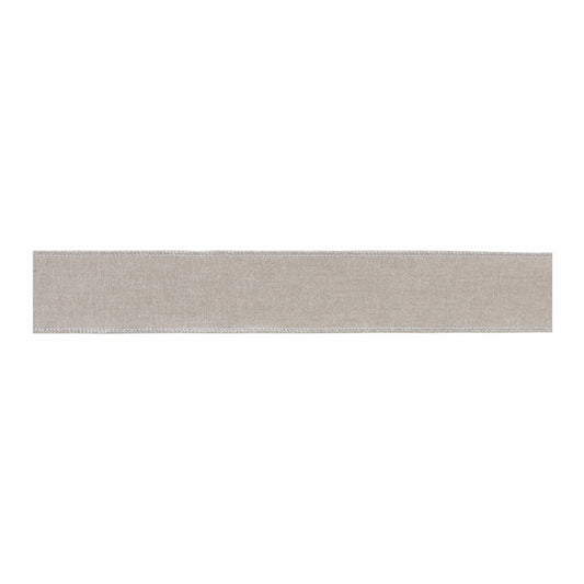 Beige shimmer wired ribbon set of 2 – 2.5" x 5 yds with subtle sparkle, perfect for wreaths, bows, and holiday decorating | RRO Home