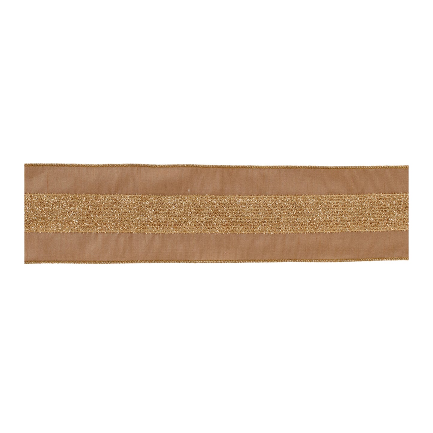 Gold shimmer wired ribbon set of 2 – 4" x 5 yds, shimmering holiday ribbon | RRO Home