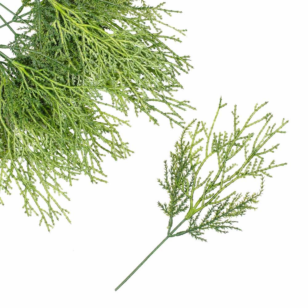 10" Weatherproof Cypress Pine Pick - Outdoor Artificial | RRO Home