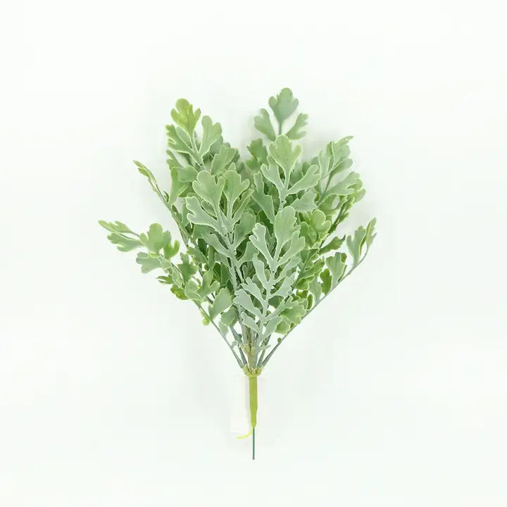 Lambsear fern artificial woodland greenery pick for natural forest arrangements