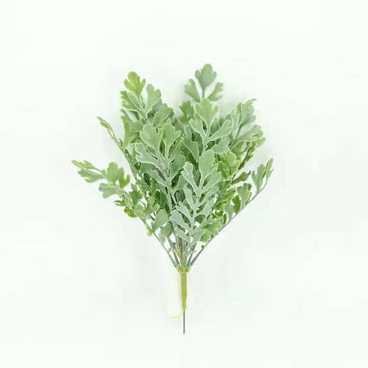 Lambsear fern artificial woodland greenery pick for natural forest arrangements