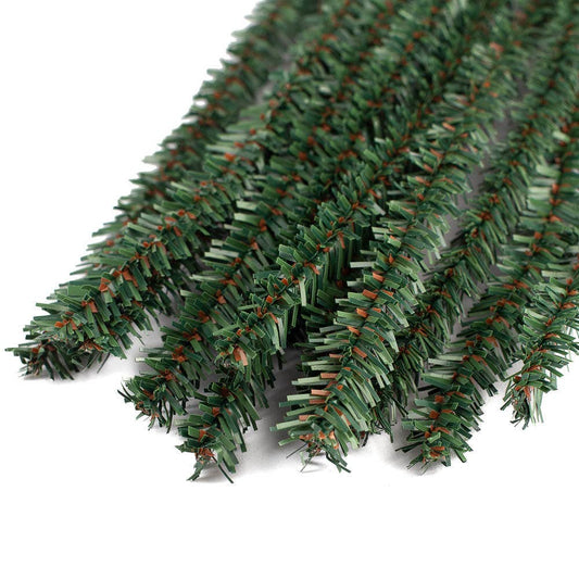 12 inch Canadian pencil pine wired stem individual pick for wreath making and holiday crafting projects at RRO Home