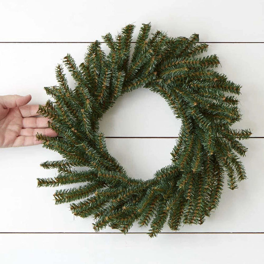 16" Artificial Canadian Pine Wreath