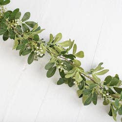 Faux Tea Olive Greenery - Select Garlands or Branch Stems | RRO Home
