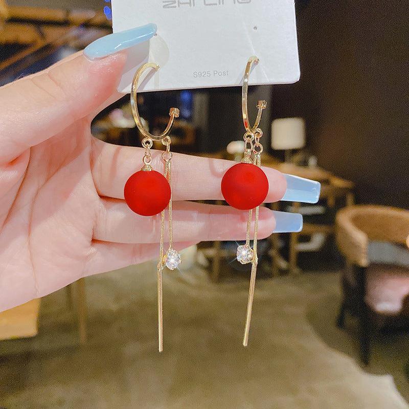 Sparkling holiday stud earrings gift for her