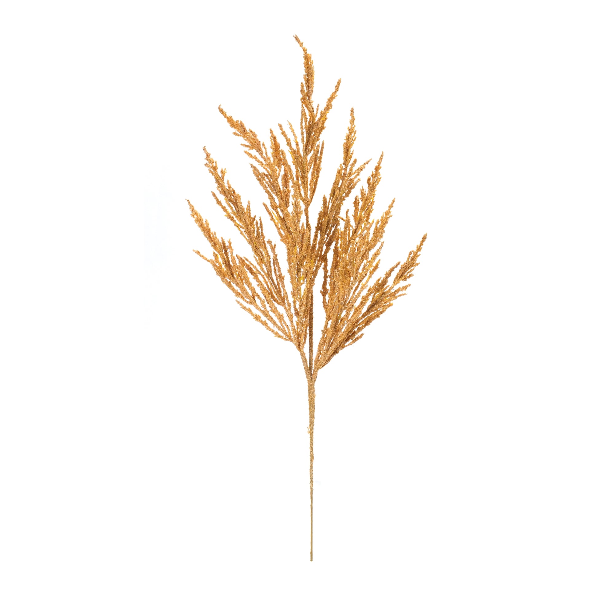 Set of six gold harvest sprays with warm autumn tones, 24.5 inches tall
