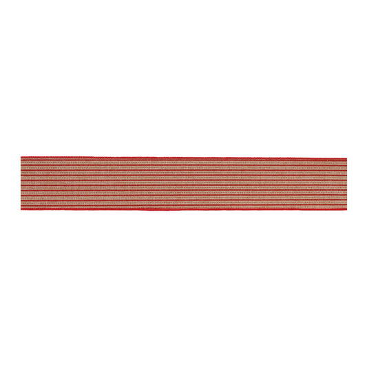 Holiday Stripe Ribbon Set of 3 – red & beige wired ribbon 2.5″ × 10 Yds each, ideal for wreaths, bows & holiday décor | RRO Home
