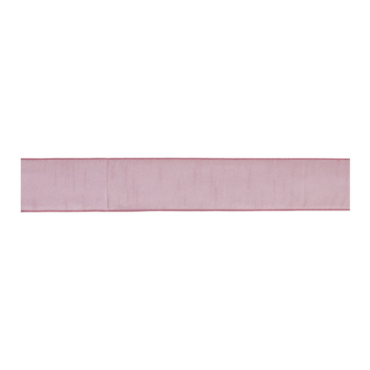 Blush pink wired ribbon set of 2 – 2.5″ × 10 Yds each, soft pastel holiday ribbon for wreaths, bows, and seasonal décor | RRO Home
