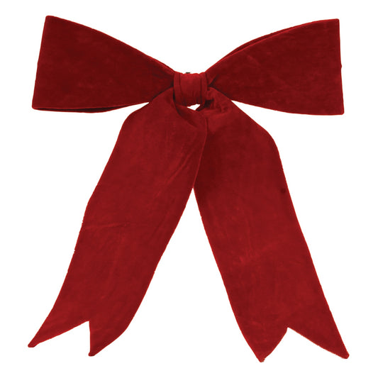 Red wired holiday bow set of two (16.5″ tall) – perfect for wreaths, garlands & festive décor | RRO Home
