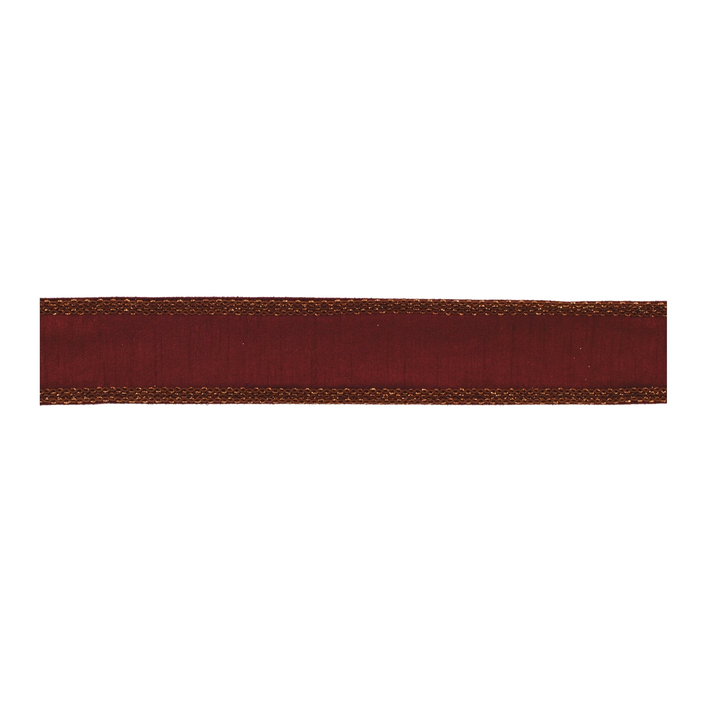 Burgundy wired holiday ribbon 2.5″ × 5 Yds – structured festive ribbon for wreaths, bows, and holiday décor | RRO Home
