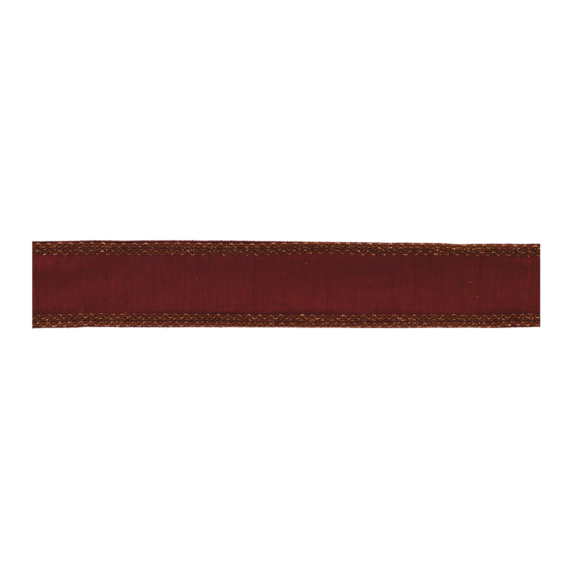 Burgundy wired holiday ribbon 2.5″ × 5 Yds – structured festive ribbon for wreaths, bows, and holiday décor | RRO Home

