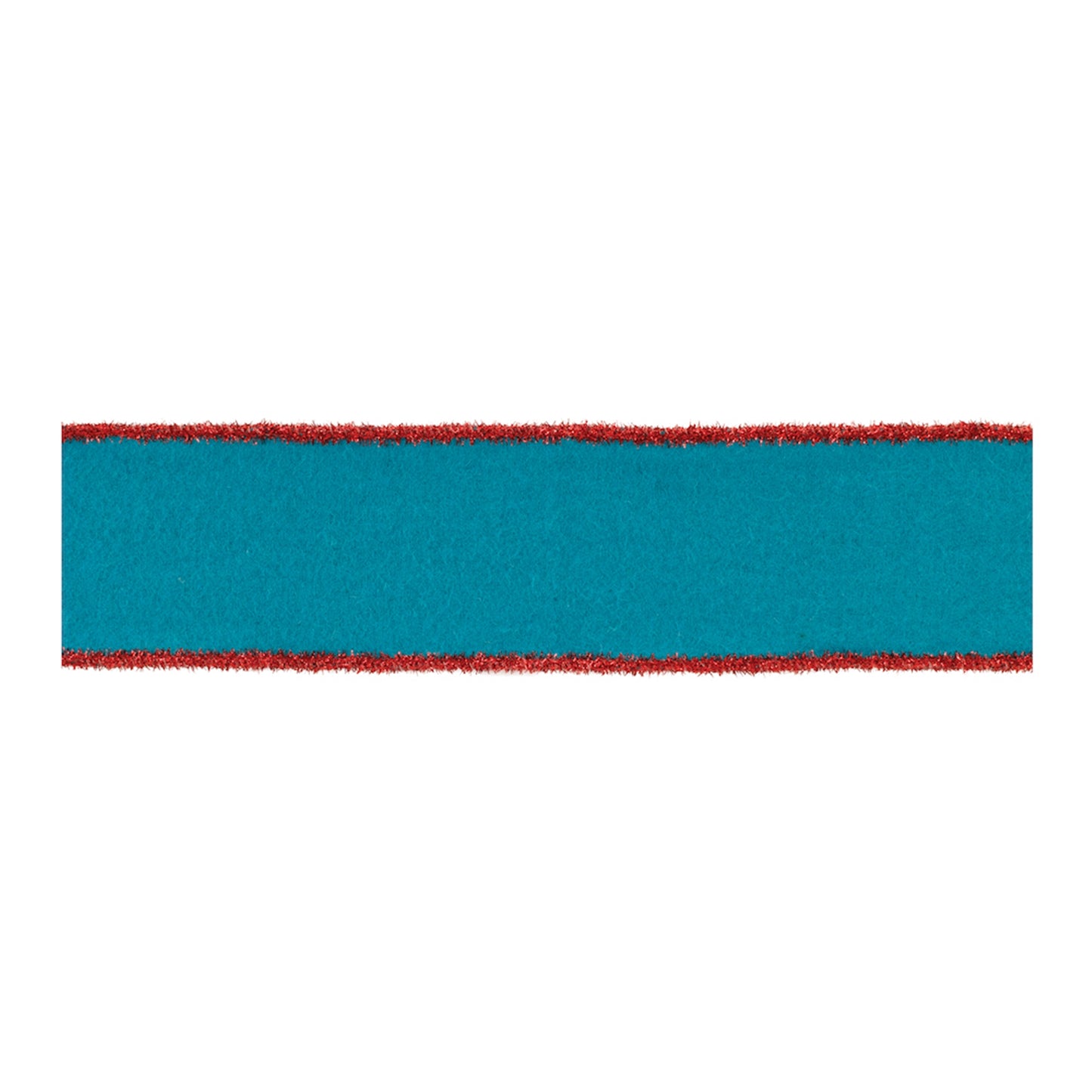 Blue and red wool wired ribbon set of 2 – 4" x 5 yds each for wreaths, bows, and holiday decorating | RRO Home
