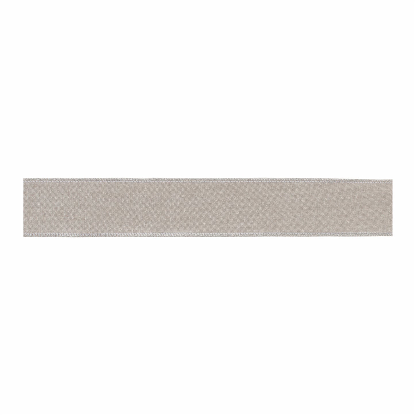 Beige shimmer wired ribbon set of 2 – 2.5" x 5 yds with subtle sparkle, perfect for wreaths, bows, and holiday decorating | RRO Home
