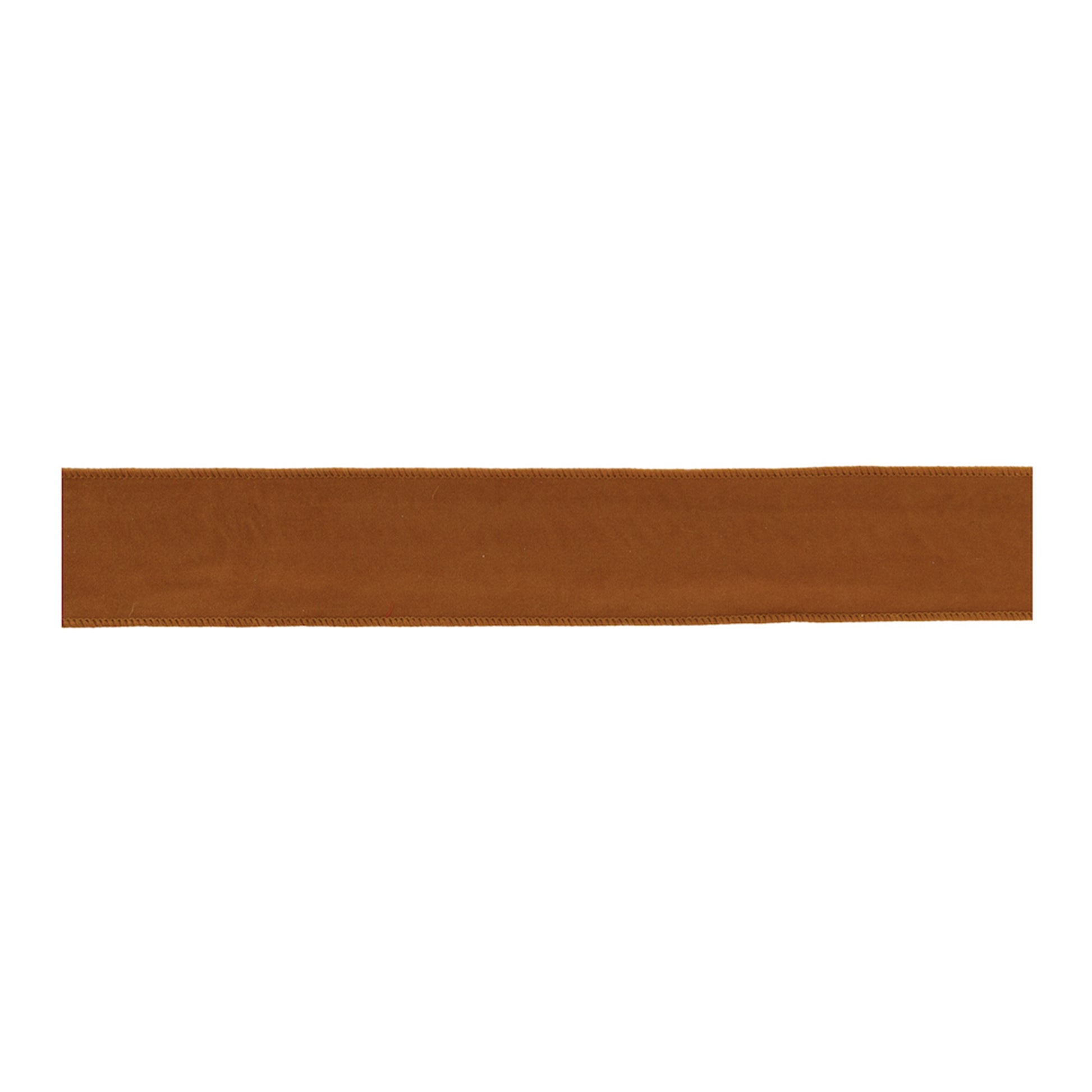 Burnt orange wired ribbon set of 2 – 2.5" x 5 yds with reversible plaid back | RRO Home
