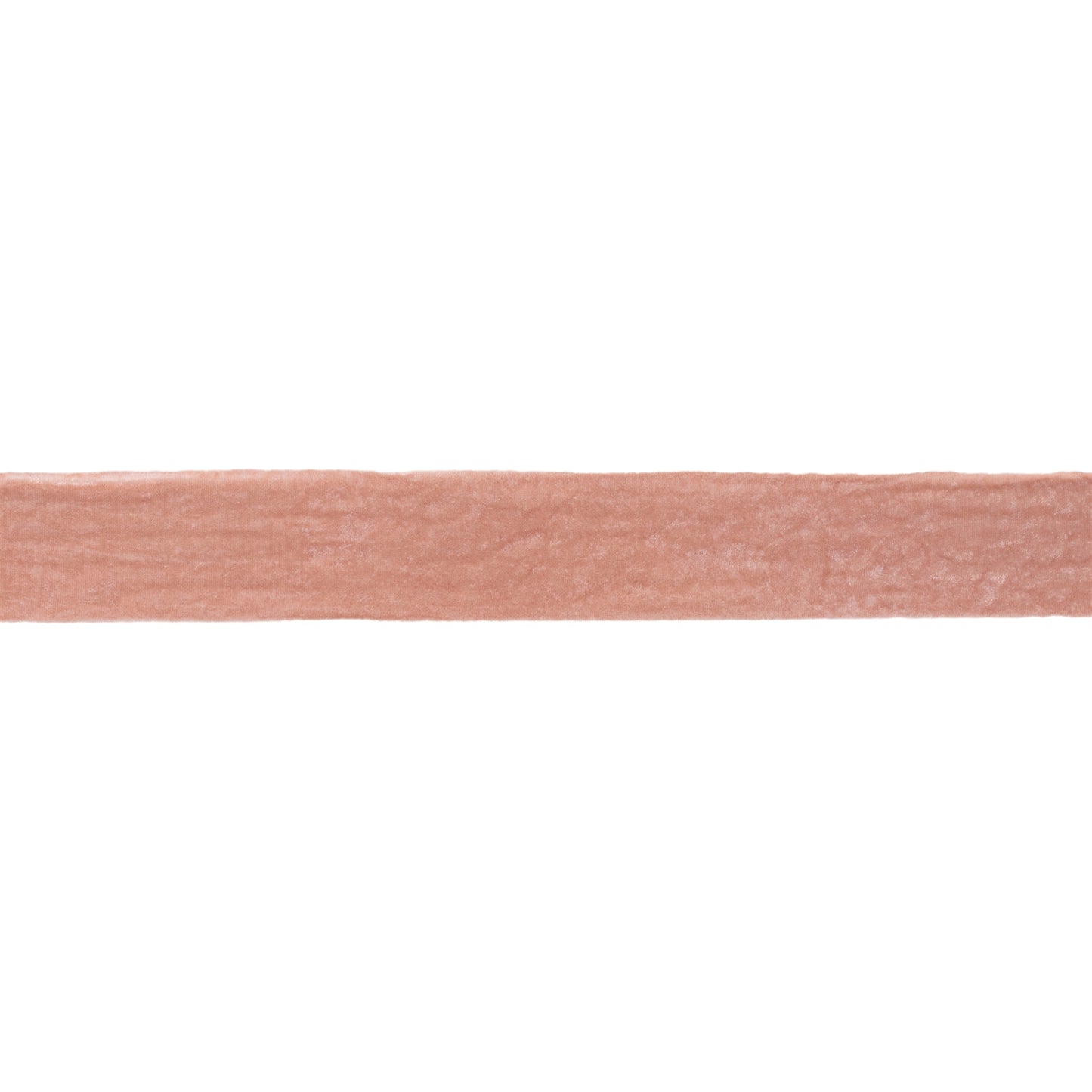Fringed velvet ribbon pink – 2" x 10 yds with raw-edge fringe | RRO Home
