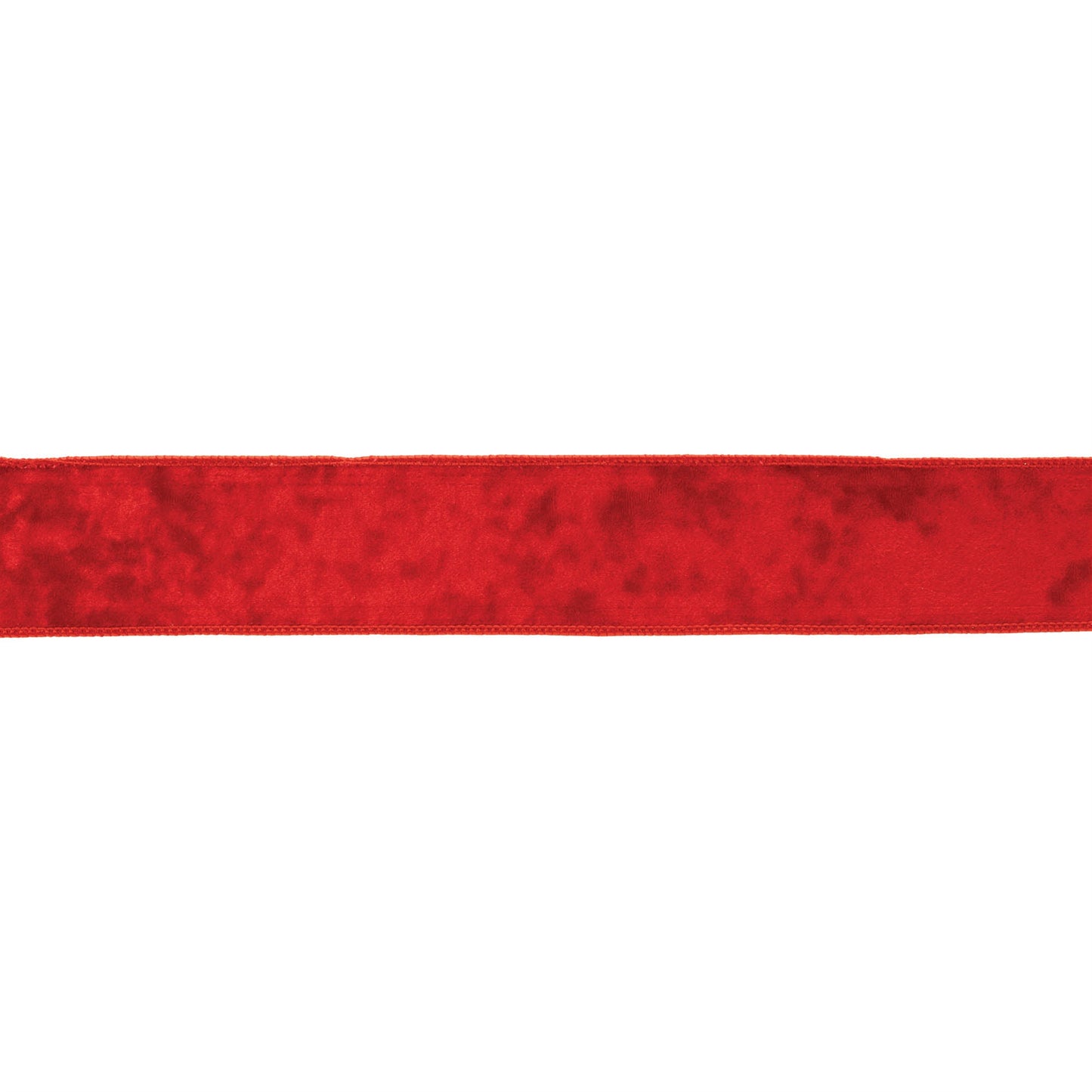 Red wired ribbon – 2.5" x 10 yds, vibrant red polyester with wired edges | RRO Home
