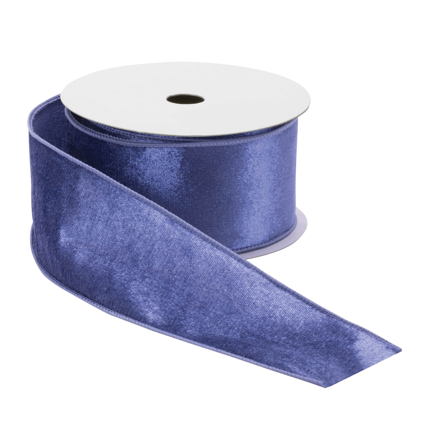 Blue wired ribbon set of 2 – 2.5″ × 10 yards each, soft polyester with wired edges for shaping | RRO Home
