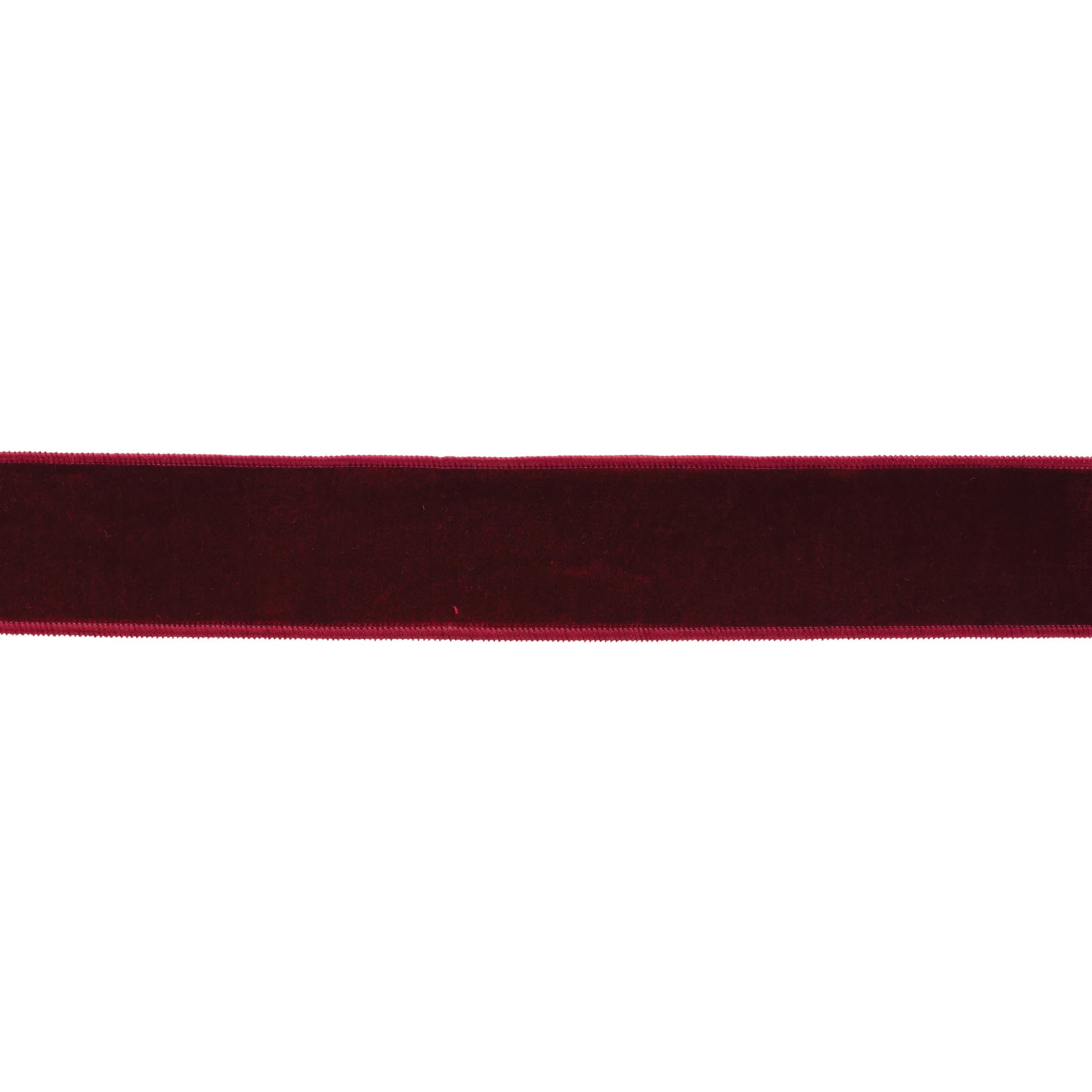 Deep mauve-red wired ribbon 2.5 inch width by 10 yards with wired edges for bows and festive décor
