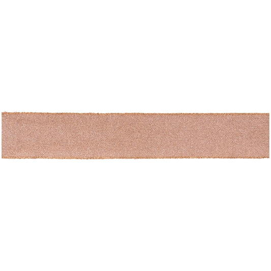 Pink shimmer wired ribbon set of 2 – soft pink with metallic accents, 2.5" x 10 yds each | RRO Home
