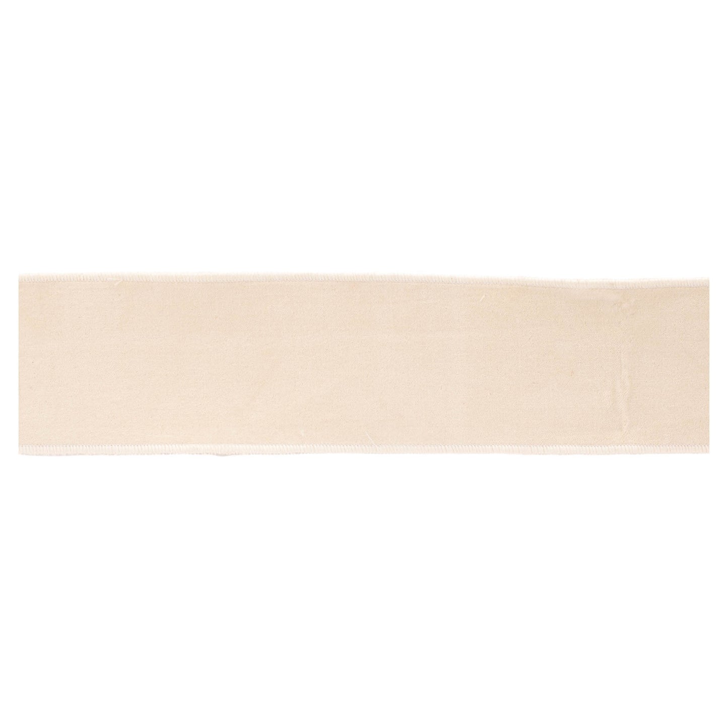 4″ wide blush pink wired ribbon roll, 5 yards long, with shaped edges for bows and seasonal décor
