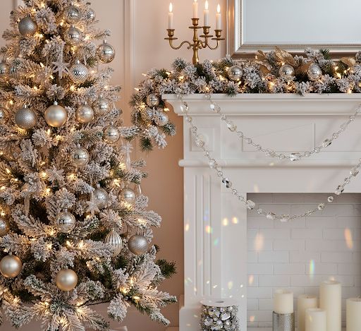 10-yard gold crystal garland with sparkling jeweled beads for luxurious wedding and holiday decoration
