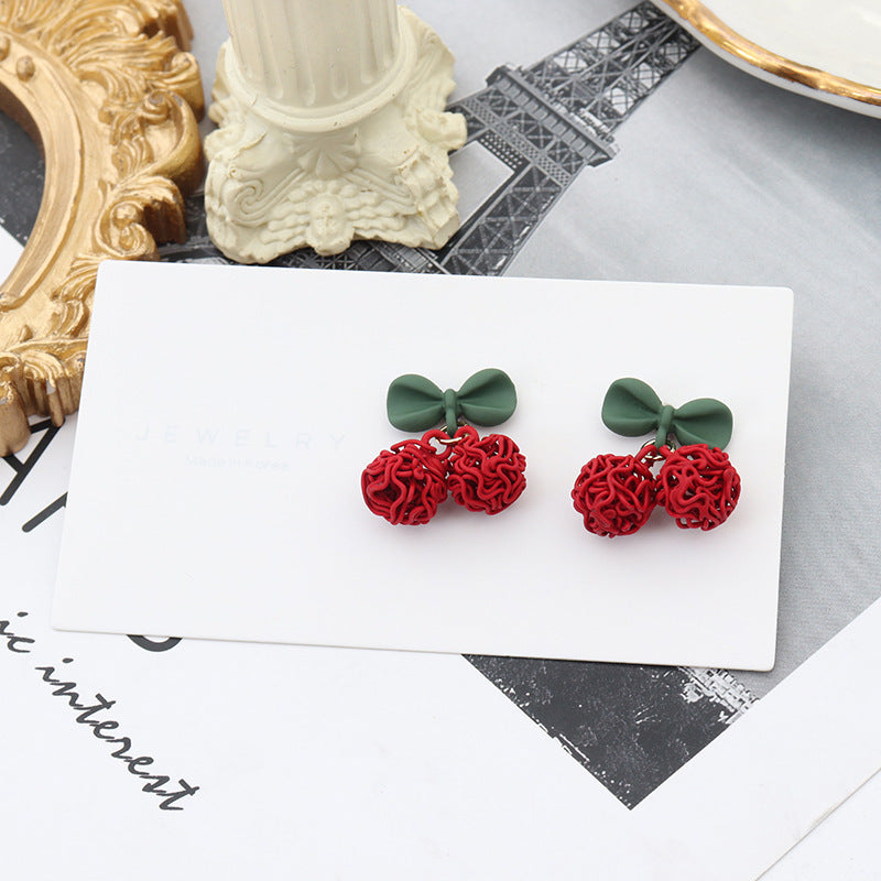 Sparkling holiday stud earrings gift for her