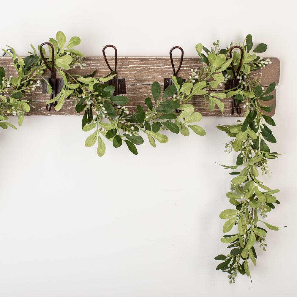 Faux Tea Olive Greenery - Select Garlands or Branch Stems | RRO Home