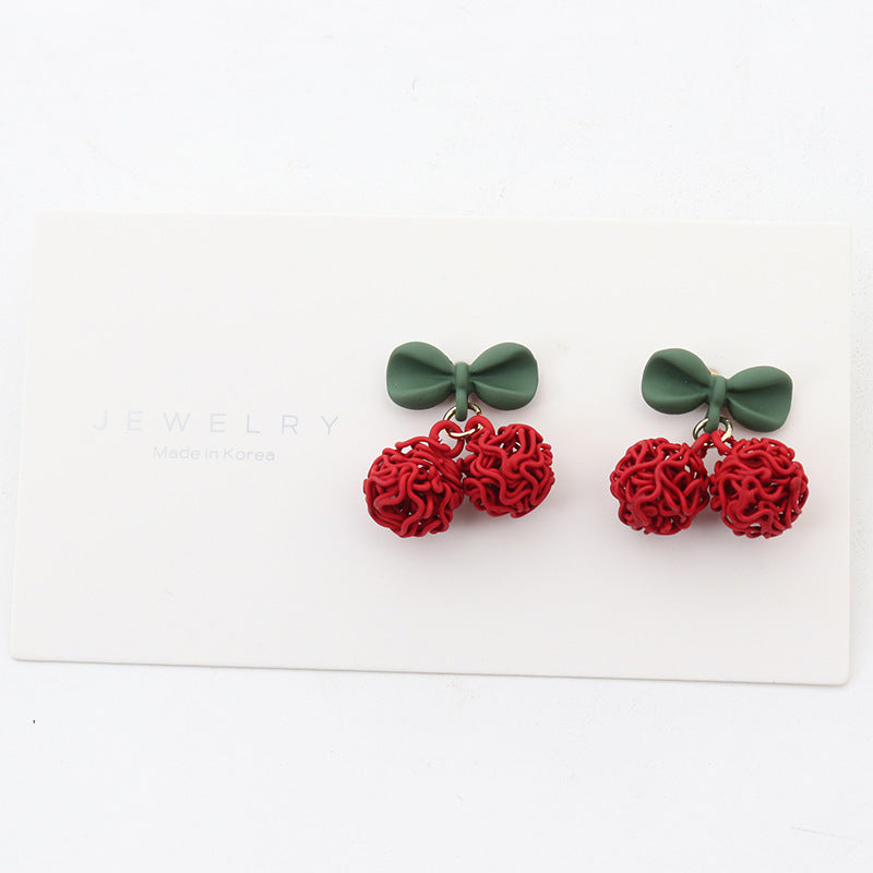Sparkling holiday stud earrings gift for her