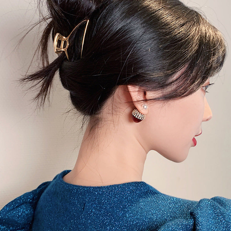 Sparkling holiday stud earrings gift for her